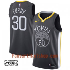 NBA Golden State Warriors Trikot Stephen Curry 30 Nike 2017-18 Schwarz Swingman - Kinder
